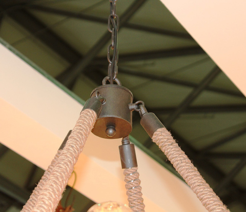 Люстра Rope filament 8 ламп D80