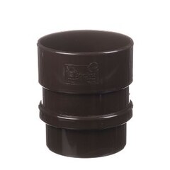Муфта соединительная для трубы ПВХ LUXE DOCKE Шоколад