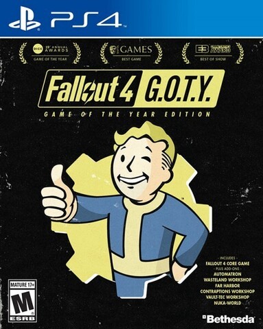 Fallout 4. Game of the Year Edition (диск для PS4, полностью на английском языке)