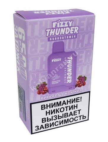 Картридж Fizzy Thunder 6500 затяжек - Виноград Клюква