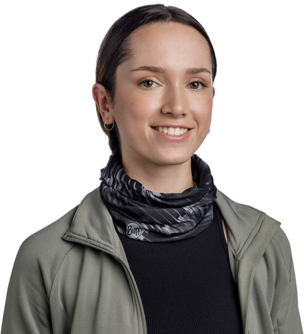 Картинка бандана-труба Buff CoolNet Jaru Black - 2