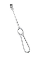 Крючок хирургический 3-х зубый тупой №2