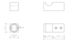 Decor Walther 0561900 Decor Walther Corner HAK1 Набор крючков 2 шт., цвет: хром