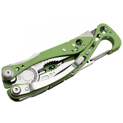 Мультитул Leatherman Skeletool, 7 функций, салатовый, шт