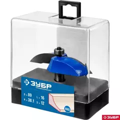 ЗУБР 89 x 16 мм, радиус 38.1 мм, фреза фигирейная №2, Профессионал (28761-89)