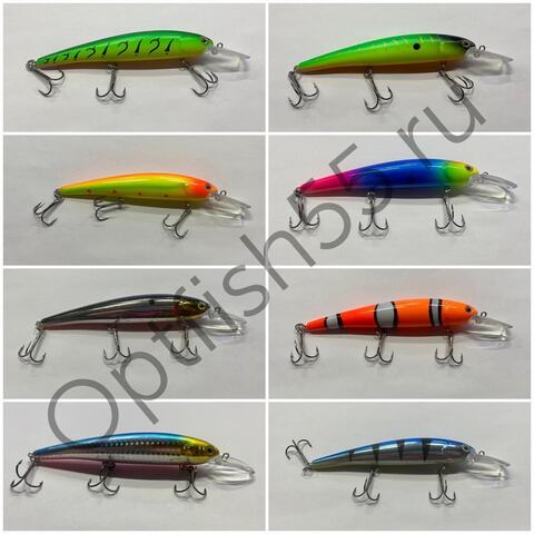 Воблер Rosy Down Shallow Walleye 145F 145мм, 19гр, загл. 3,0-4,0м