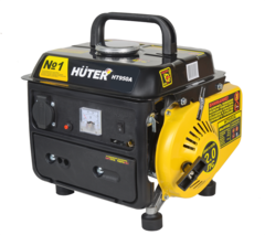 Портативный бензогенератор HUTER HT950A - [0.65 кВт / 220V] двухтактный