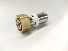 Штуцер RIIFO Omni с накидной гайкой пресс латунь 16-1/2"НГ Конус