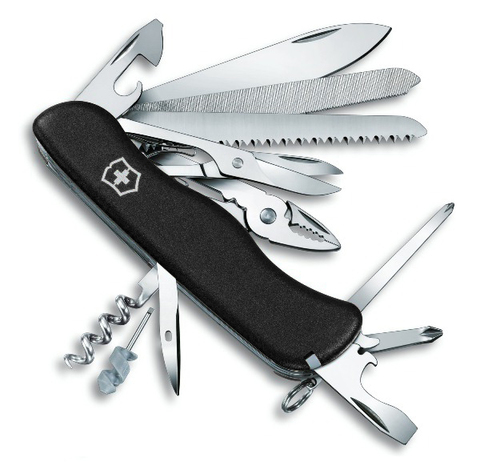 Нож складной Victorinox Work Champ Black, 111 mm (0.9064.3)