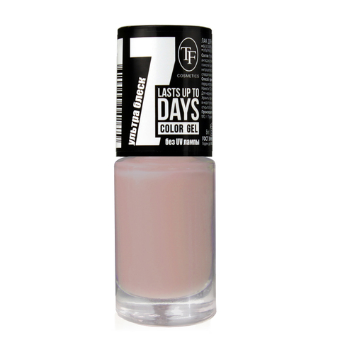 TF Лак для ногтей COLOR GEL тон 206 Dusty rose/Пыльная роза 8мл