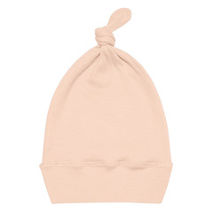 Шапочка с узелком (светлый персик)