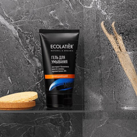 Ecolatier MAN Гель для умывания Очищающий,мужской150 мл