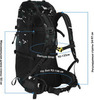 Картинка рюкзак туристический Nevo Rhino 9032(60)-NW Camo Black - 5