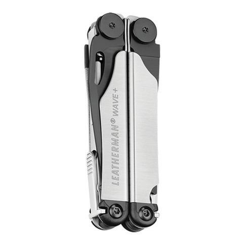 Мультитул Leatherman Wave Plus 100 mm, 17 функций, серебристый/чёрный (832622)