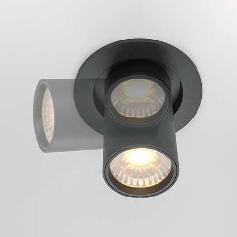Встраиваемый светодиодный светильник Maytoni Hidden DL045-01-10W3K-B
