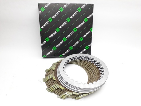 F2716AC Комплект дисков сцепления мото (фрикционные + металлические) (FCS0480/2)  NEWFREN