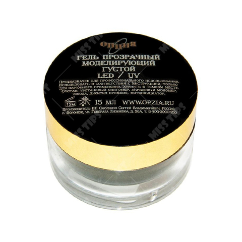 Опция Прозрачный моделирующий густой(15мл)
