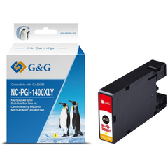 Картридж струйный G&G PGI-1400XL Y жел. для Canon MB2050/MB2350/MB2040