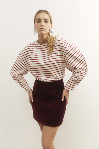 Лонгслив в полоску AMORE