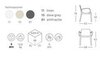 Кресло пластиковое Scab Design Ginevra Lounge, тортора