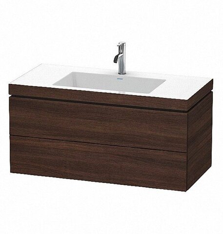 Duravit L-Cube LC6928O5353 Тумба под раковину, Duravit, L-Cube, ширина, мм-1000, глубина, мм-480, высота, мм-500, тип установки-подвесной, форма мебели-прямоугольная, раковина-есть, количество раковин-1, форма раковины-прямоугольная, вырез под смесит