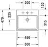 Раковина Duravit Vero Air 2352500000