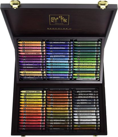 Набор акварельной пастели Caran d'Ache Neocolor® II Aquarelle, 84 цвета (7500.484)