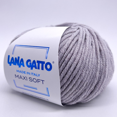 Пряжа Lana Gatto Maxi Soft 20439 светло-серый