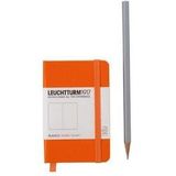 Блокноты Leuchtturm1917 оранжевый(orange) линейка (А7)