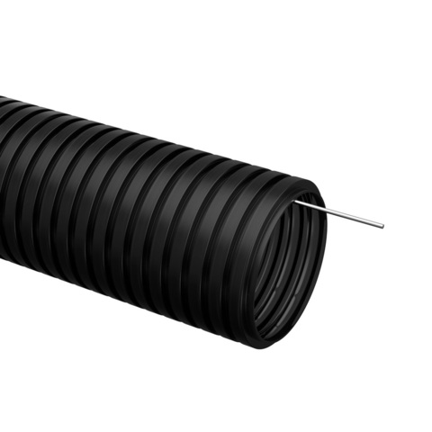 89-6-2-1650 Труба гофрированная ПНД d 16 с зондом черный CTG20-16-K02-050-1 IEK , 50м  (IEK)