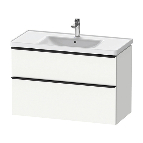 DE435601818 Duravit D-Neo Тумбочка подвесная, 984x452хh625 мм, 2 ящика, цвет: Белый матовый (для раковины 236710)