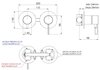 Remer Metrica MC92ZPCFP Смеситель для душа, черный брашированный хром