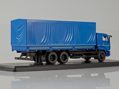 KAMAZ-65117 flatbed truck restyling blue 1:43 Start Scale Models (SSM)
