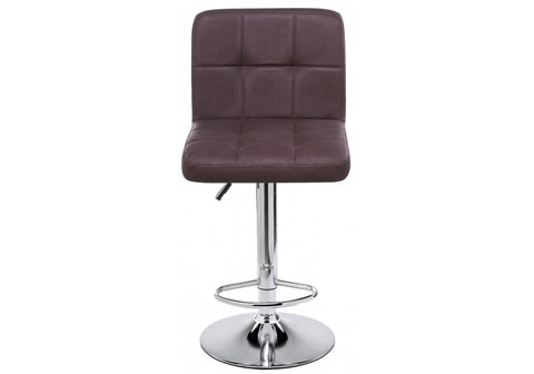Барный стул Paskal brown 45*45*92 Хромированный металл /Коричневый