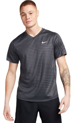 Теннисная футболка Nike Court Dri-Fit Victory Novelty Top - anthracite/white