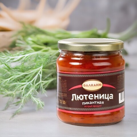 Лютеница Пикантная острая Балкани 500 гр