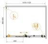 Душевой уголок Cezares STYLUS-SOFT-AH-1 STYLUS-SOFT-AH-1-140/90-C-Cr