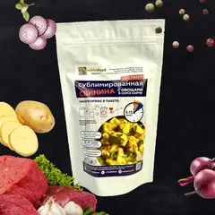 Сублимированная Свинина с овощами в соусе карри SublimFood, упаковка 50 г