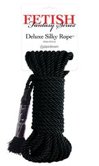 Черная веревка для фиксации Deluxe Silky Rope - 9,75 м. - 