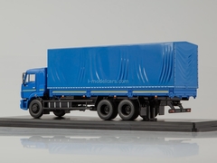 KAMAZ-65117 flatbed truck restyling blue 1:43 Start Scale Models (SSM)