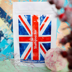 Твердый шампунь SHAMPOO-BAR LAVENDER CALM (лаванда)