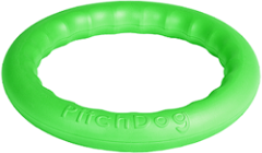 Игрушка для собак игровое кольцо для аппортировки d 28 зеленое, PitchDog 30