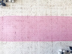 Лента регилин, сетка, ш. 4 см, фуксия