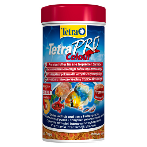 Tetra Pro Color Crisps корм-чипсы для улучшения окраса декоративных рыб (250 мл)