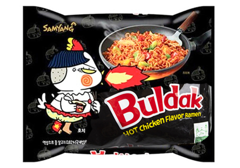 Лапша острая со вкусом курицы, 140г