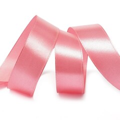 Лента атласная 25 мм. розовая