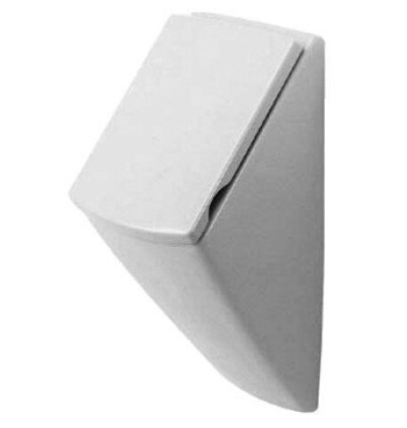 Duravit Caro 836300000 Писсуар, Duravit, Caro, тип установки-настенный, подвод воды-сзади, крепления в комплекте, цвет-белый, модель для крышки, подача воды и слив скрыты