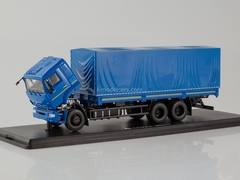 KAMAZ-65117 flatbed truck restyling blue 1:43 Start Scale Models (SSM)