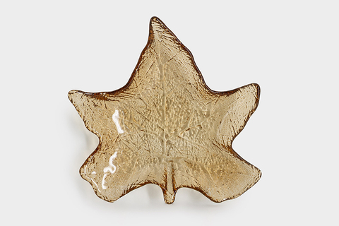 Блюдо 22х23см Anna Lafarg Autumn forest Кленовый лист янтарный