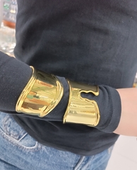 Браслет манжета средний из серебра 925 пробы неродированный, коллекция Elsa Peretti Bone cuff
